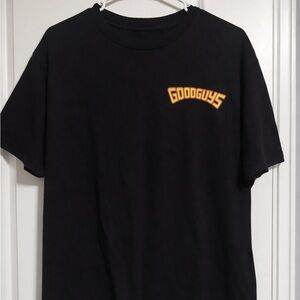 Black Tee with Orange Logo